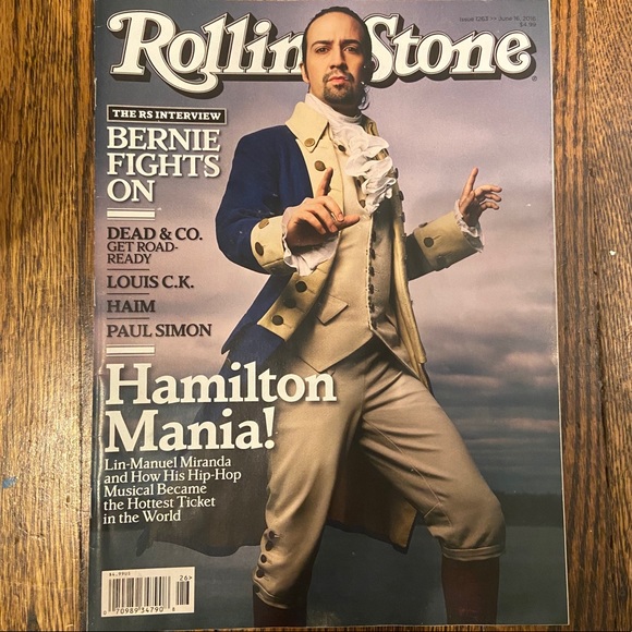 Hamilton Lin Manuel Miranda Entertainment magazine